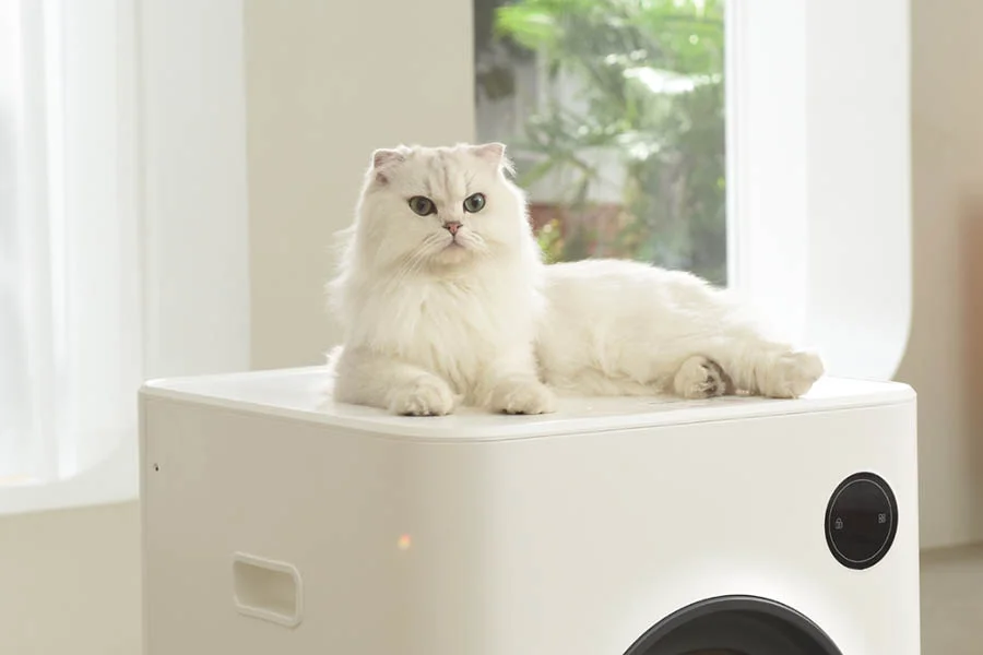 auto scooping litter box